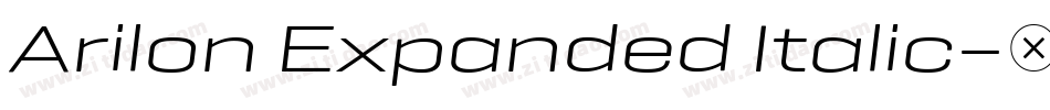 Arilon Expanded Italic字体转换
